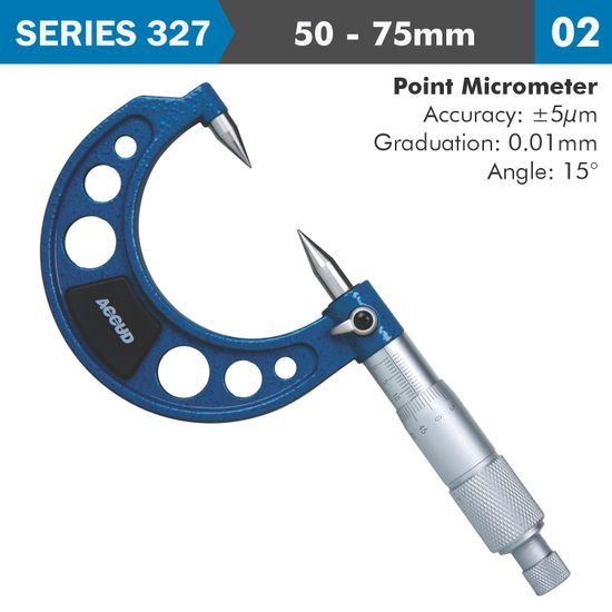 ACCUD Point Micrometer 15 50-75mm
