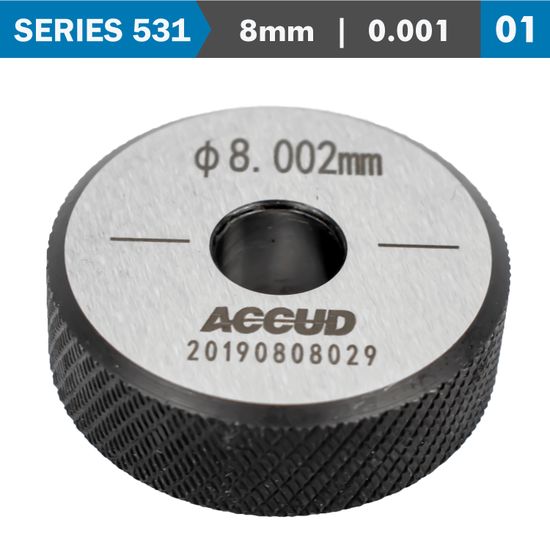 ACCUD Setting Ring 8mm 0.001mm Acc.
