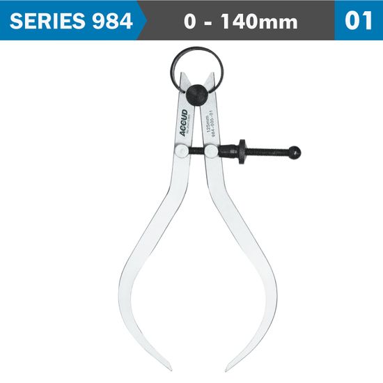 ACCUD Outside Spring Caliper 150mm Range 0-140mm