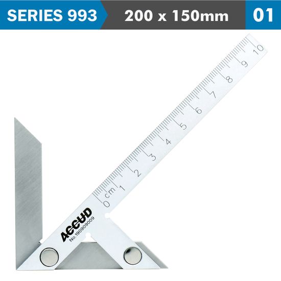 ACCUD Center Marking Gauge 200x150mm 0.15mm Acc. S/steel