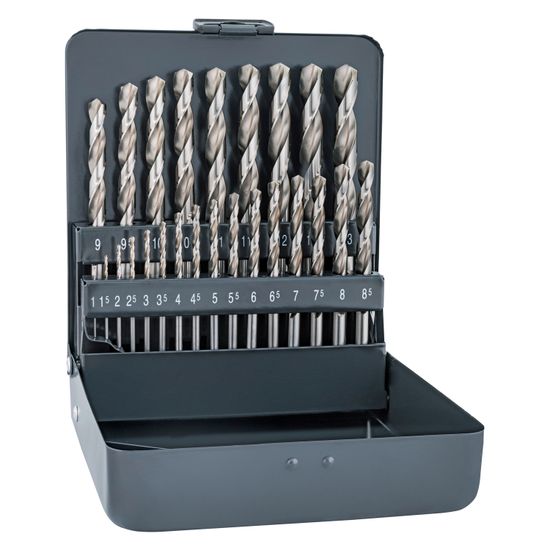 ALPEN  ALPEN Pro Km25 Hss-g 1 -13 X 0.5mm Metal Case 135 Split Pnt Set 25 Pcs