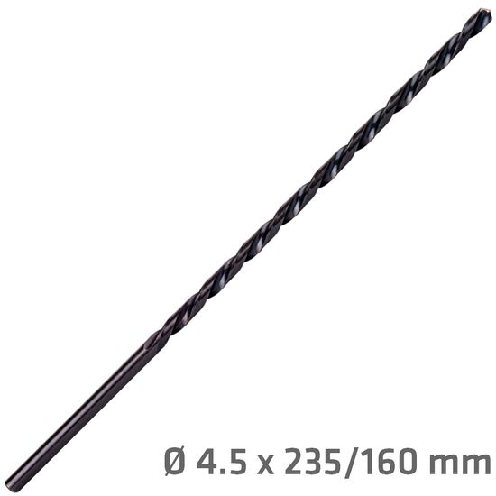 ALPEN Hss Drill Bit 4.5mm 235 X 160 Extra Long