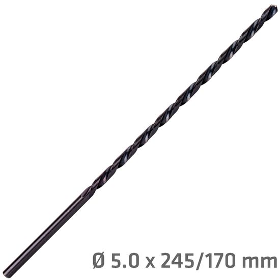 ALPEN Hss Drill Bit 5mm 245 X 170 Extra Long