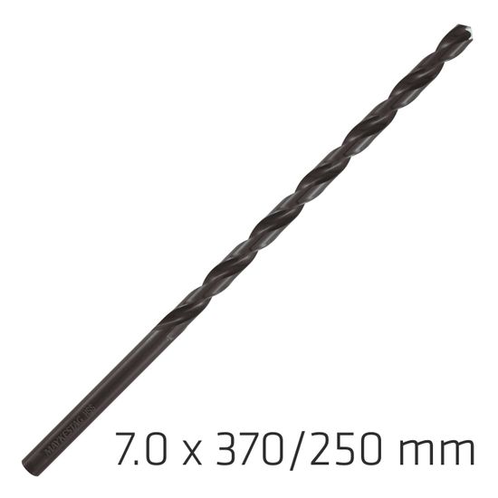 ALPEN Hss Drill Bit 7mm 370x250mm Extra Long