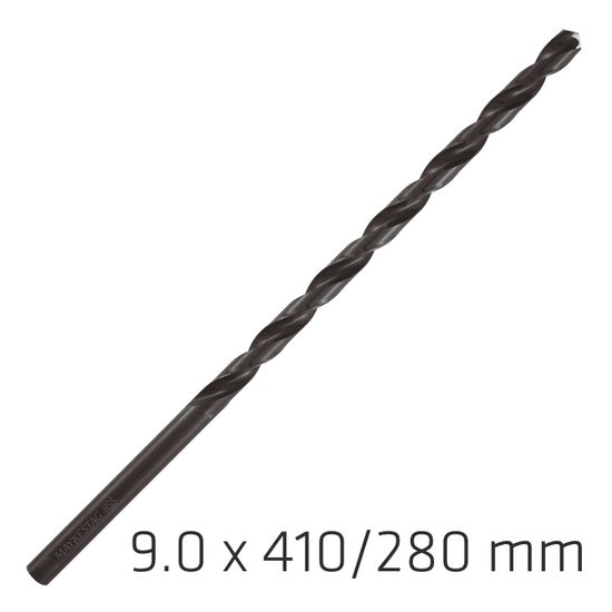 ALPEN Hss Drill Bit 9mm 410x280mm Extra Long
