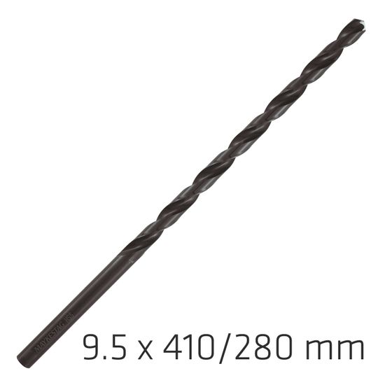 ALPEN Hss Drill Bit 9.5mm 410x280mm Extra Long