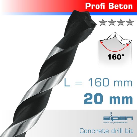 ALPEN Concrete Profi Beton Drill Bit 20mm