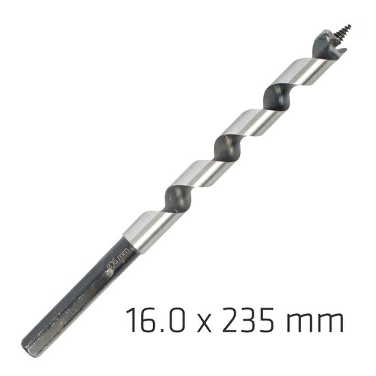 ALPEN Wood Auger Drill Bit 16 X 235mm