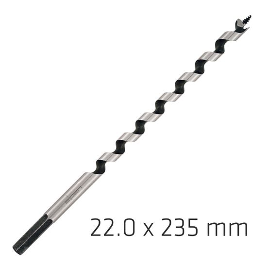 ALPEN Wood Auger Drill Bit 22 X 235mm