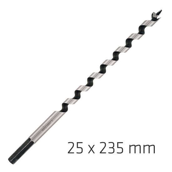 ALPEN Wood Auger Drill Bit 25 X 235mm