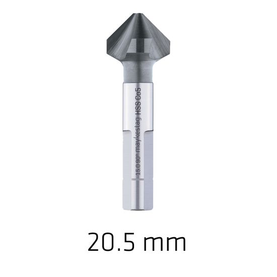 ALPEN Hss-eco5 Countersink 90 20.5 Din 335 Shapec 3-surface Shank Alunit Co