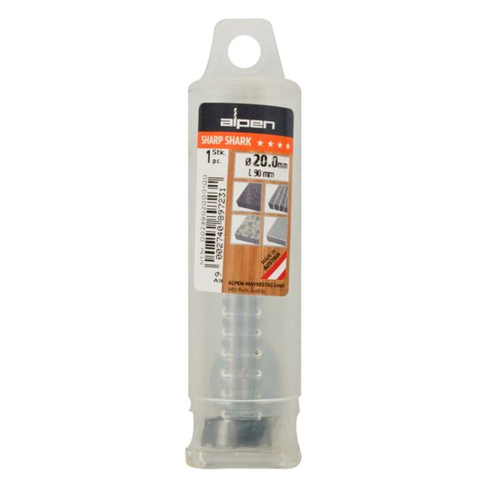 ALPEN Forstner Drill Bit Sharp Shark 20mm