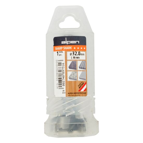 ALPEN Forstner Drill Bit Sharp Shark 32mm