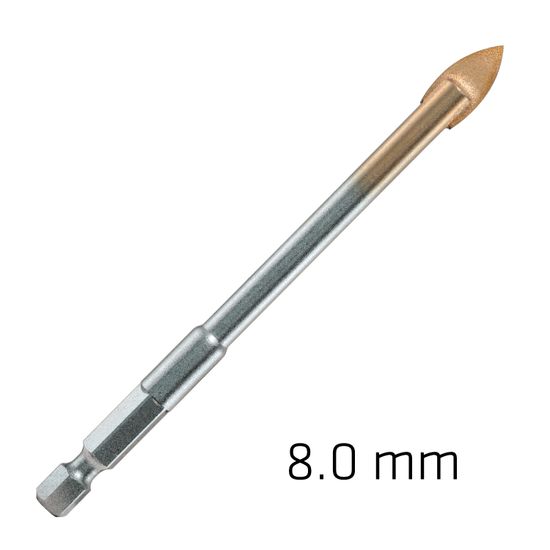 ALPEN Glass And Tile Drill Bit 8mm