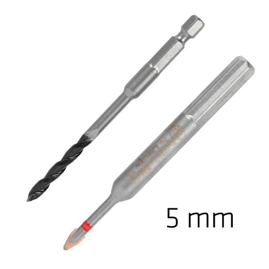 ALPEN 5.0mm Porcelain & Concrete C Protector Drill Bit Set Tile
