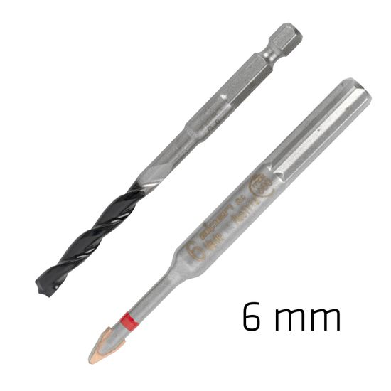 ALPEN 6.0mm Porcelain & Concrete C Protector Drill Bit Set Tile
