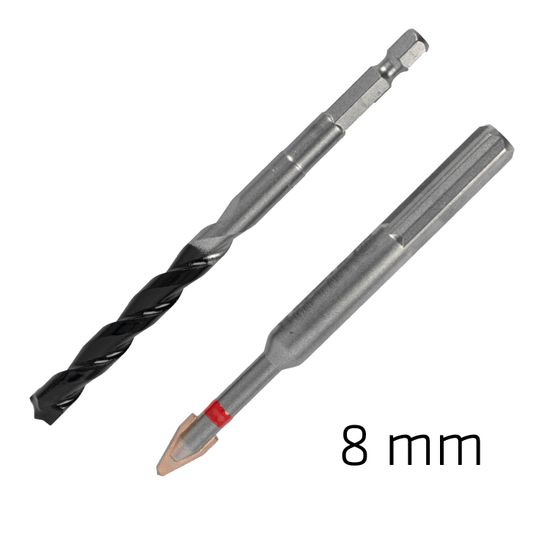 ALPEN 8.0mm Porcelain & Concrete C Protector Drill Bit Set Tile