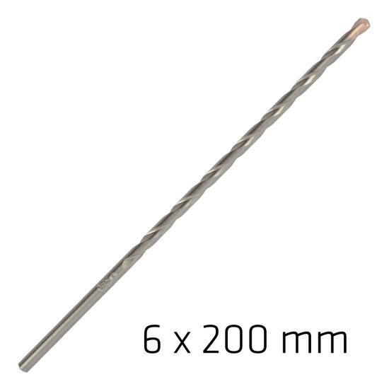 ALPEN Masonry Bit Long Life 6 X 200mm