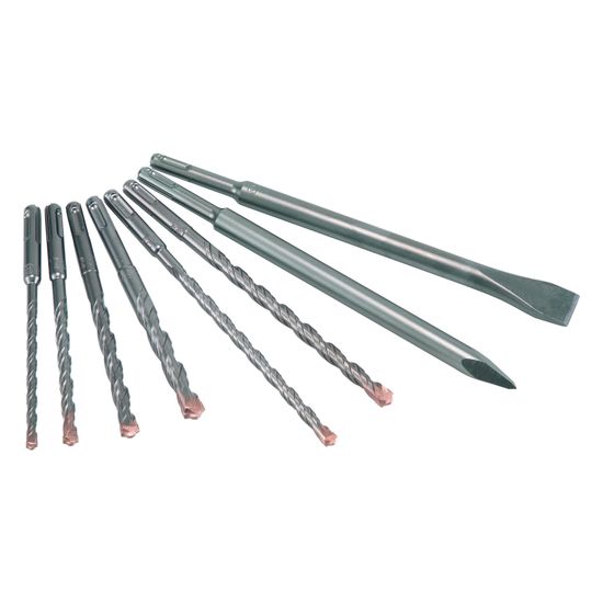 ALPEN Sds Mixed Drill Bits 6 8 10 12 X 160mm 8 10 X 210mm 2 X 250mm Chisel I