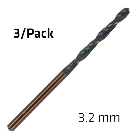 ALPEN Hss Sprint Master 3.2mm X3 Sleeved Din338 ALPEN Drill Bit