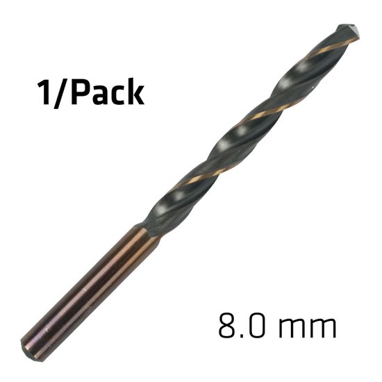 ALPEN Hss Sprint Master 8.0mm X1 Sleeved Din338 ALPEN Drill Bit
