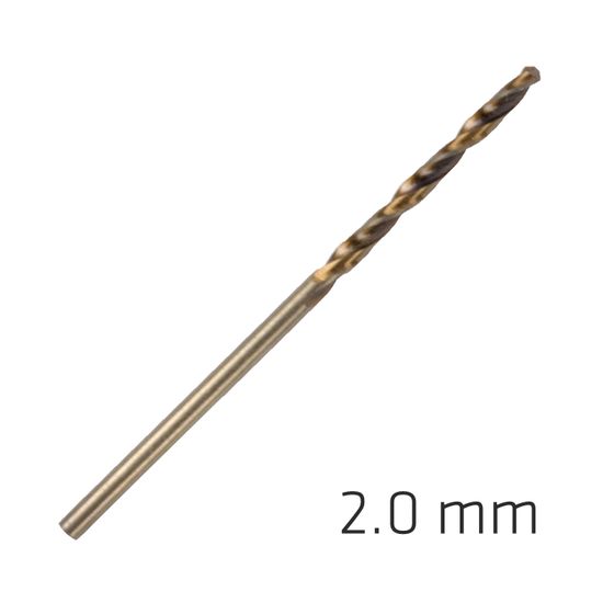 ALPEN Hss Sprint Master 2.0mm 10-pack Hang Tag Din 338 ALPEN Drill Bits