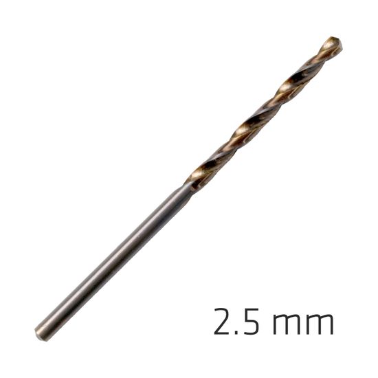 ALPEN Hss Sprint Master 2.5mm 10-pack Hang Tag Din 338 ALPEN Drill Bits