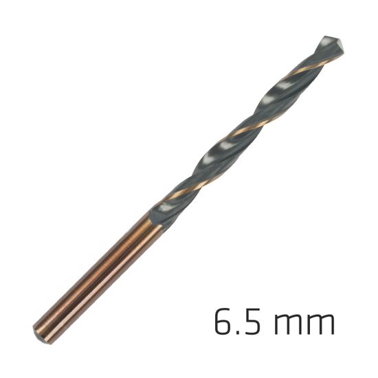 ALPEN Hss Sprint Master 6.5mm 10-pack Hang Tag Din 338 ALPEN Drill Bits
