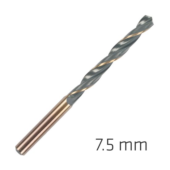 ALPEN Hss Sprint Master 7.5mm 10-pack Hang Tag Din 338 ALPEN Drill Bits