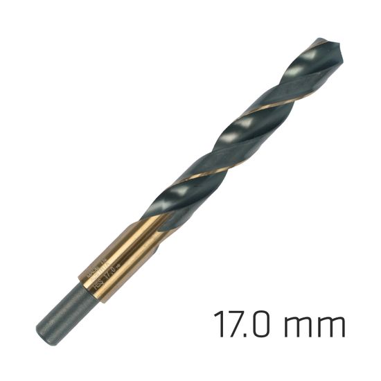 ALPEN Hss Sprint Master 17.0mm Red Shank 12.5mm X1 Sleeved Din338 ALPEN Dril