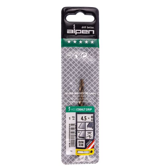 ALPEN Hss Cobalt 4,5 Plw Grip 3-sided
