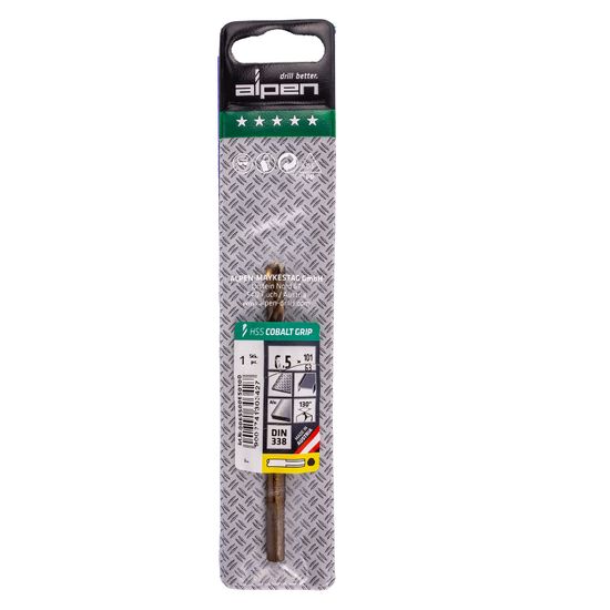 ALPEN Hss Cobalt 6,5 Plw Grip 3-sided