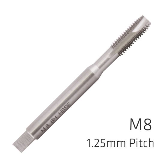 ALPEN Machine Tap Cobalt 8mm In Pouch 1.25mm Pitch