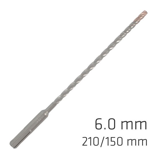 ALPEN Force X 6.0 X 210/150 Sds-plus Rebar Drill Bit X4 Cutting Edges - Bulk