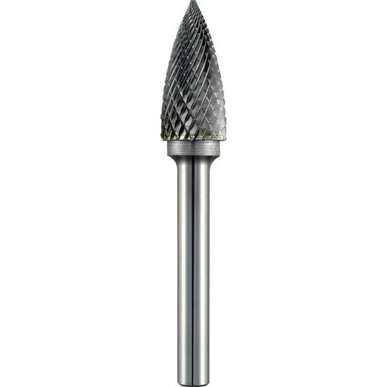 ALPEN Tc Rotary Burr 6mm Arc Pointed Nose For Hard Metals