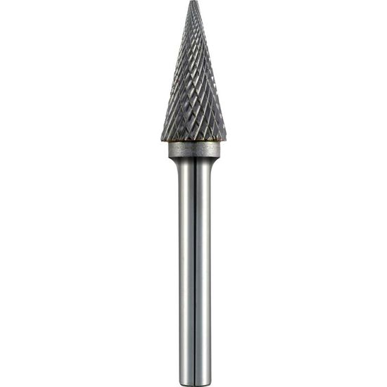 ALPEN Tc Rotary Burr 12mm Conical Pointed Nose For Hard Metals
