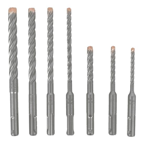 ALPEN Force X Sds-plus Set Km7 7 Pcs. 5.0/ 6.0/ 8.0 Mm X 110 And 6.0/ 8.0/ 1