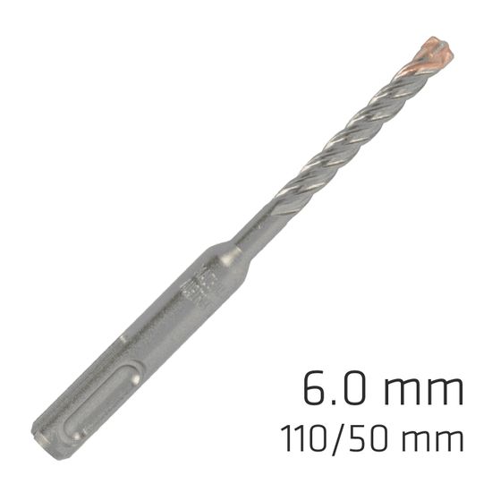 ALPEN Force X 6.0 X 110/050 Sds-plus Rebar Drill Bit X4 Cutting Edges