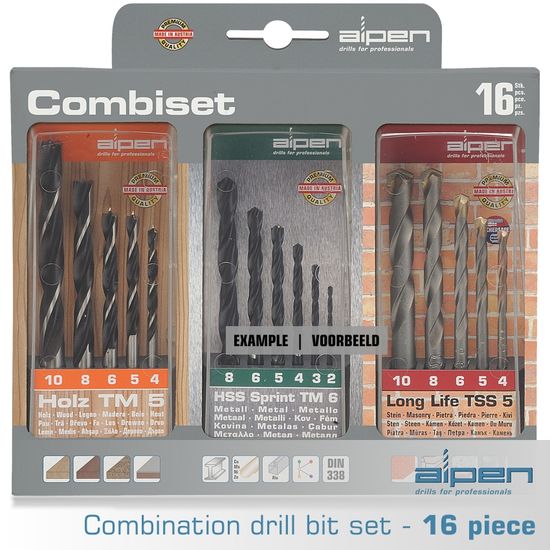 ALPEN 3 Set Carton Wood Masonry Hss