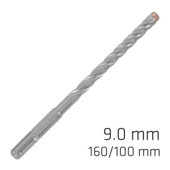 ALPEN Force X 9.0 X 160/100 Sds-plus Rebar Drill Bit X4 Cutting Edges