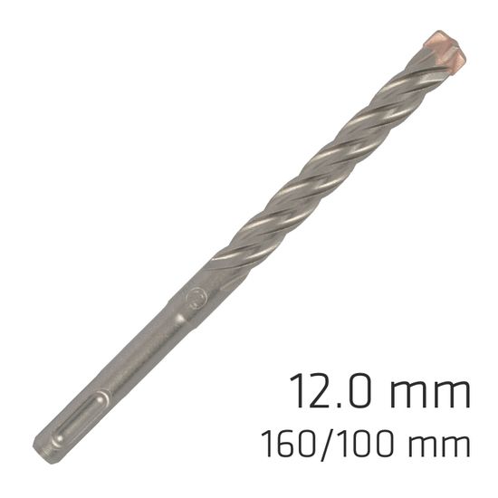 ALPEN Force X 12.0 X 160/100 Sds-plus Rebar Drill Bit X4 Cutting Edges