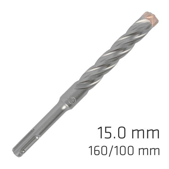 ALPEN Force X 15.0 X160/100 Sds-plus Rebar Drill Bit X4 Cutting Edges
