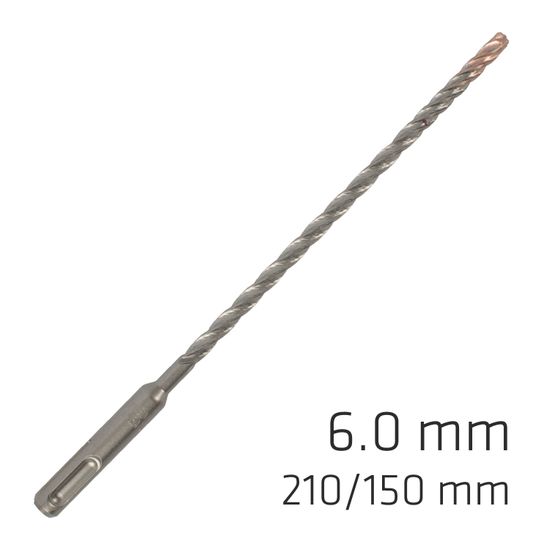 ALPEN Force X 6.0 X 210/150 Sds-plus Rebar Drill Bit X4 Cutting Edges