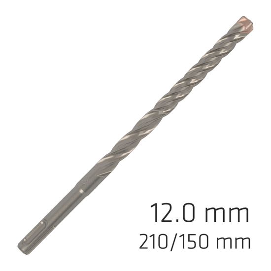 ALPEN Force X 12.0 X 210/150 Sds-plus Rebar Drill Bit X4 Cutting Edges