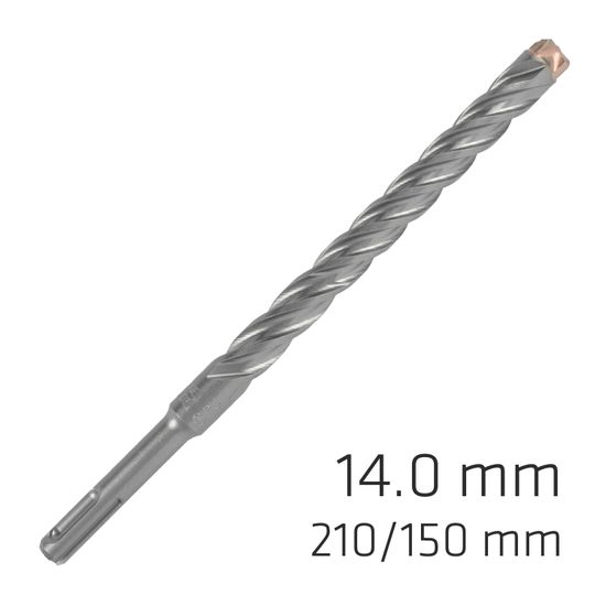 ALPEN Force X 14.0 X 210/150 Sds-plus Rebar Drill Bit X4 Cutting Edges