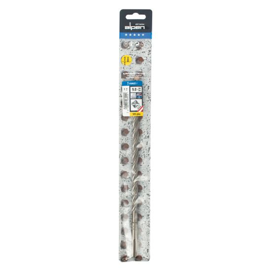 ALPEN Force X 9.0 X 260/200 Sds-plus Rebar Drill Bit X4 Cutting Edges