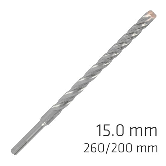 ALPEN Force X 15.0 X 260/200 Sds-plus Rebar Drill Bit X4 Cutting Edges