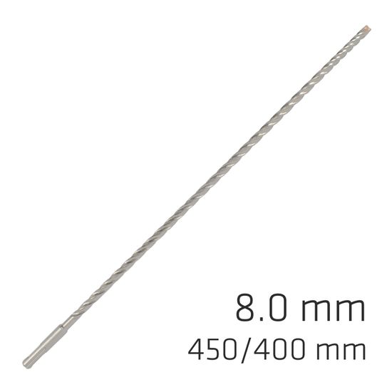 ALPEN Force X 8.0 X 450/400 Sds-plus Rebar Drill Bit X4 Cutting Edges