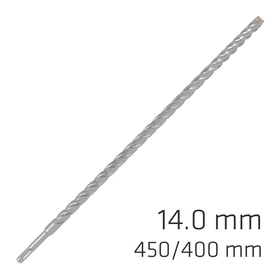 ALPEN Force X 14.0 X 450/400 Sds-plus Rebar Drill Bit X4 Cutting Edges