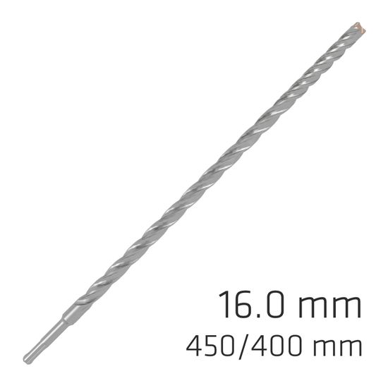 ALPEN Force X 16.0 X 450/400 Sds-plus Rebar Drill Bit X4 Cutting Edges